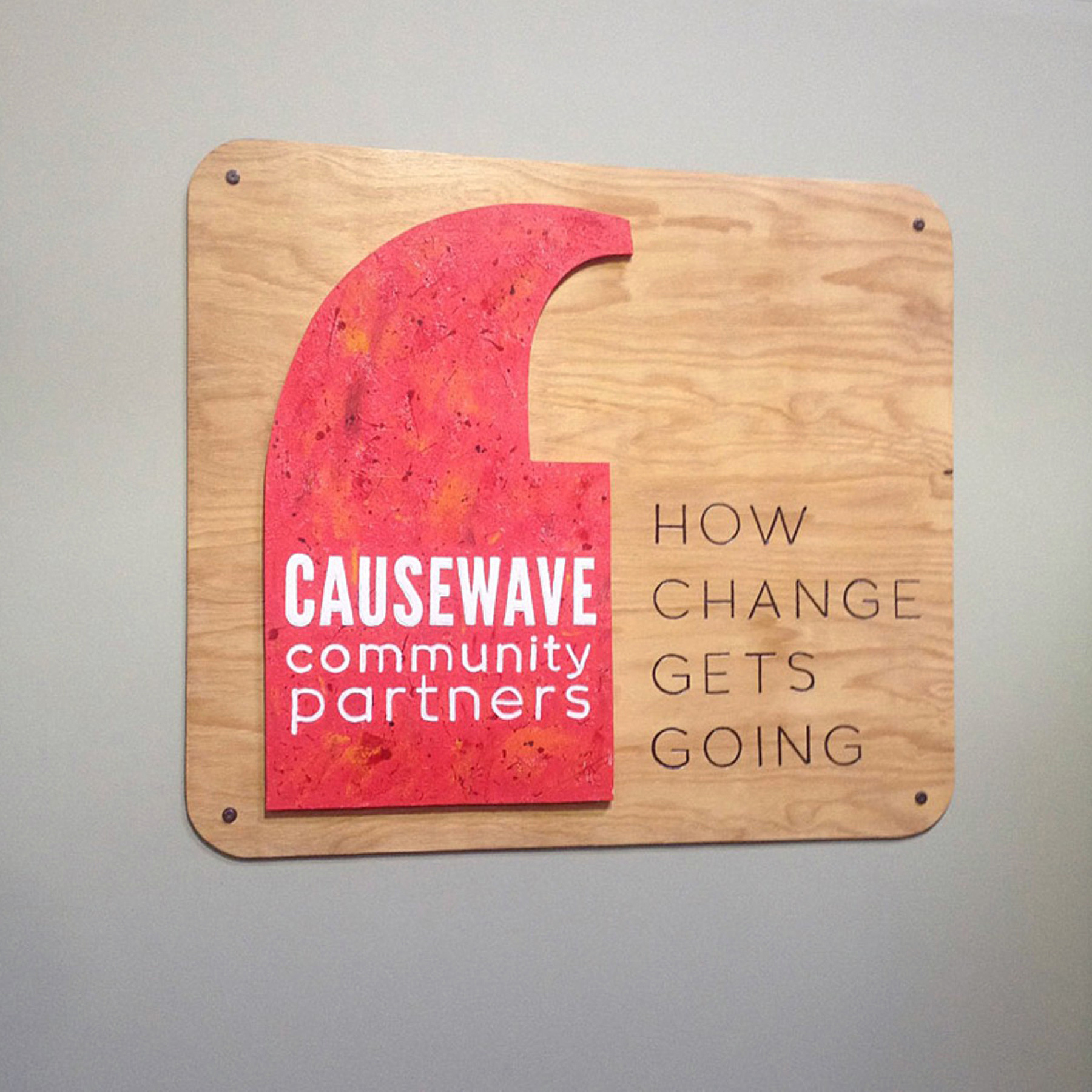 Causewave Logo Sign